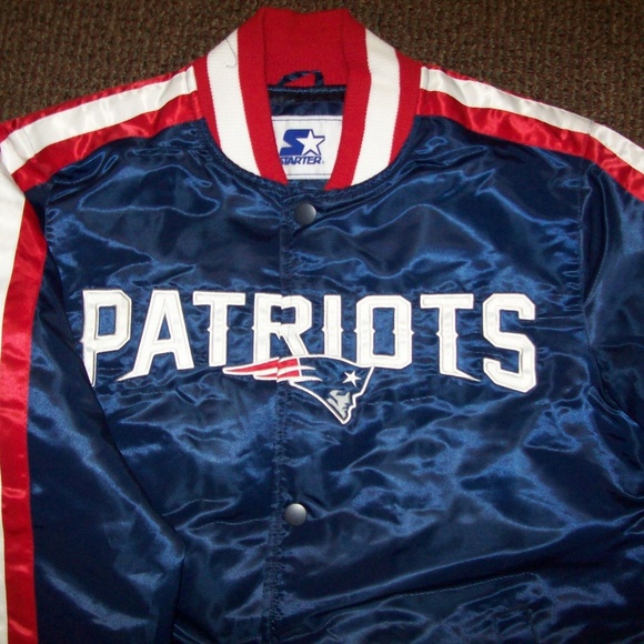 NEW ENGLAND PATRIOTS Starter Snap Down Jacket XL2X - Main Image